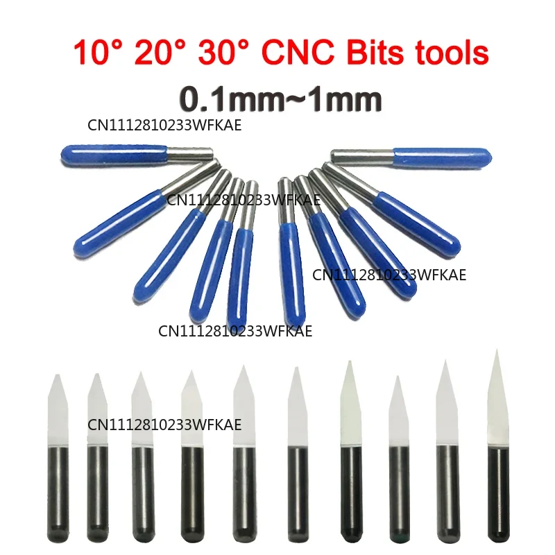 Carbide End Mill - 10CS for PACK LY, 3.175mm carbide