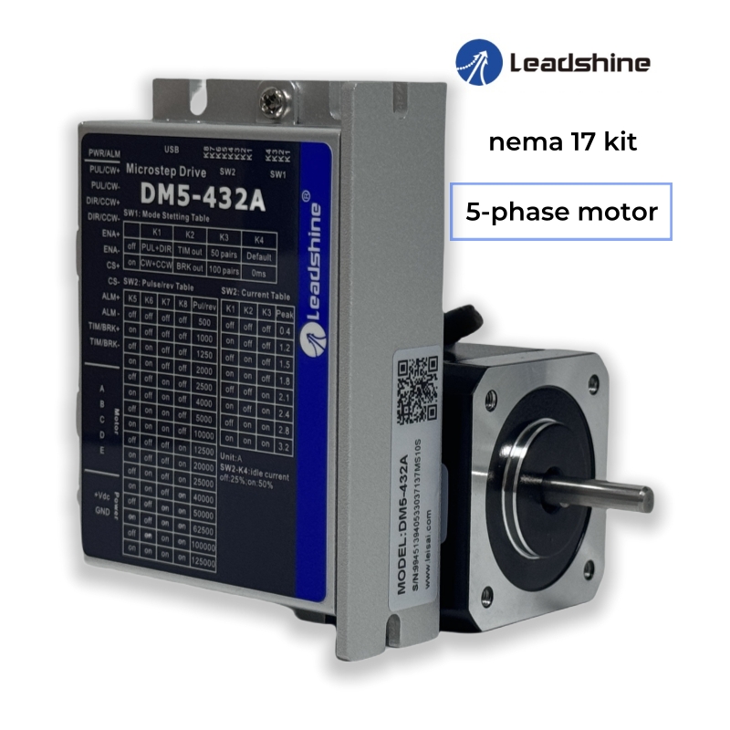 Nema 17 Stepper - Leadshine 0.72 Degrees Nema17 Cnc Kit