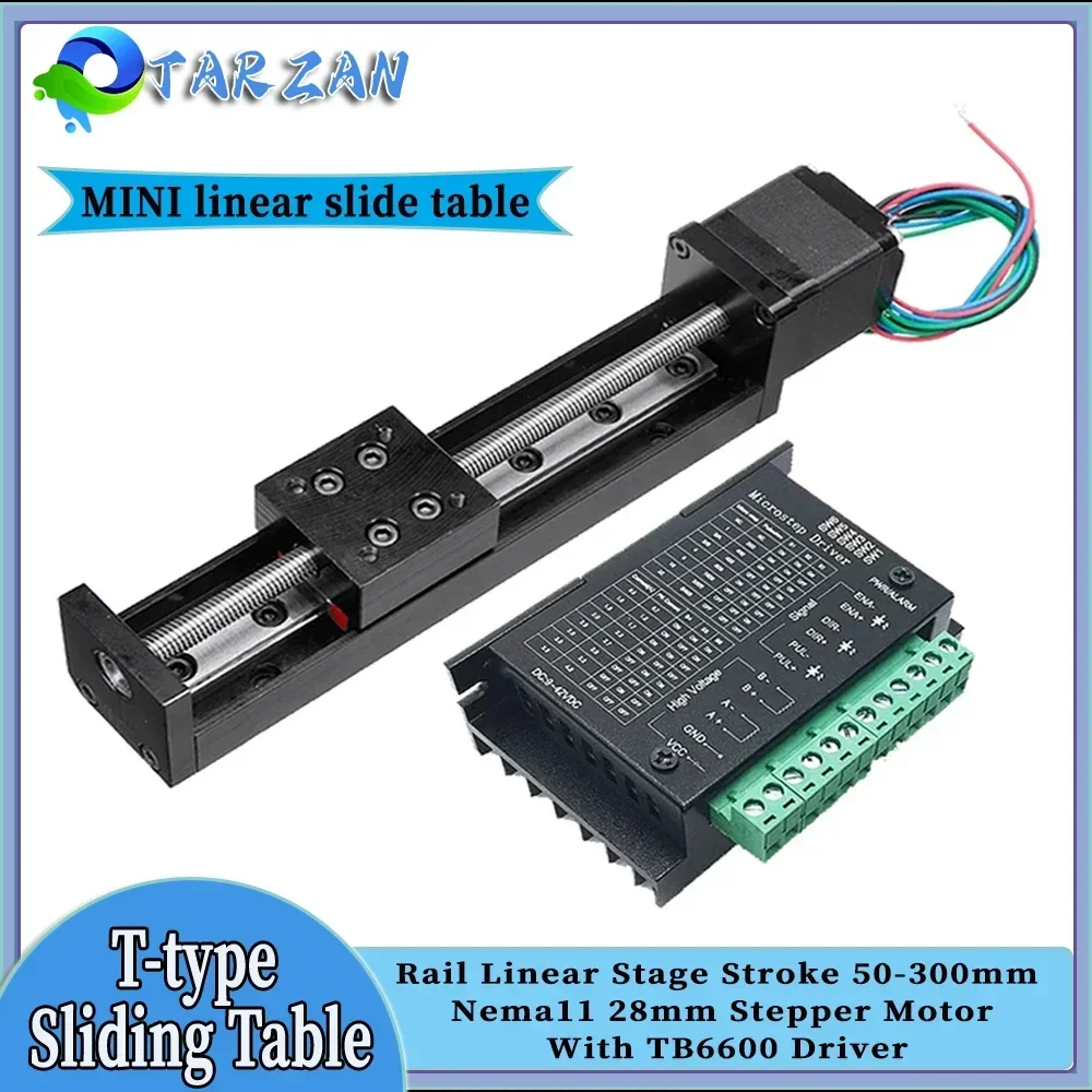 Linear Rod 8Mm - CNC Mini T-type Sliding Table 50mm