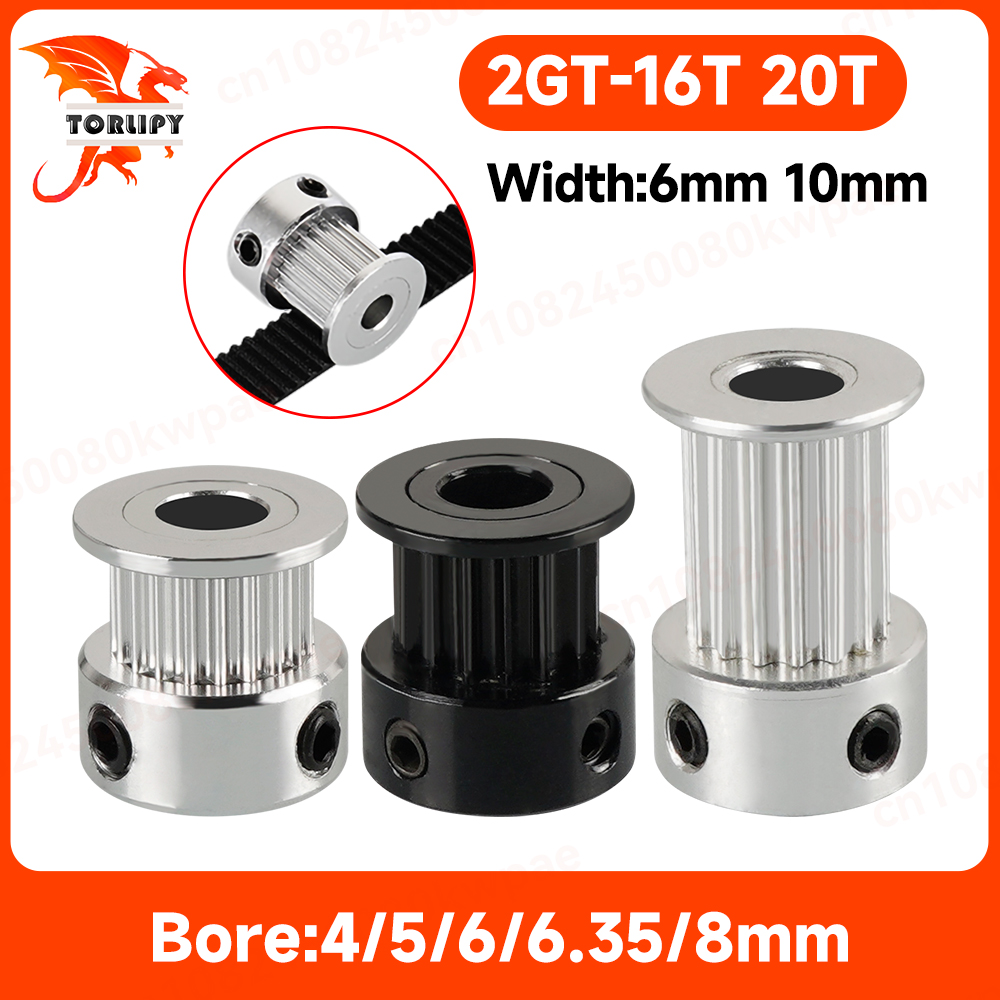 Gt2 Pulley - 1/5/10pcs GT2 20Teeth 16 Teeth Pulleys