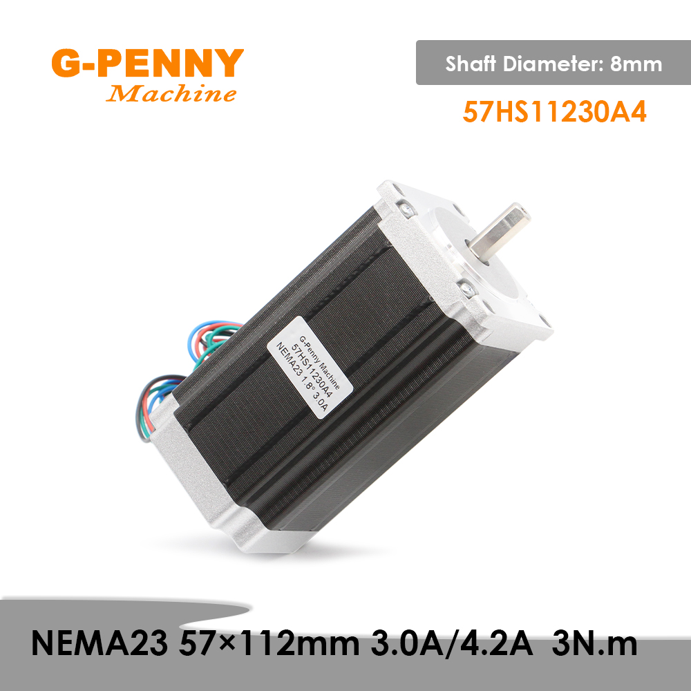 NEMA23 57x112mm 3Nm Stepper Mo - Nema23 Stepper ulasan dan harga