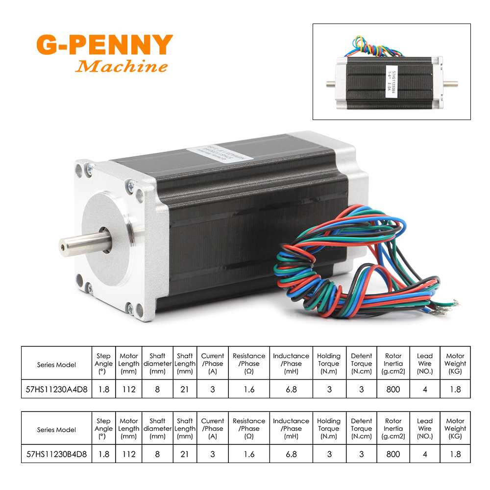 NEMA23 57x112mm 3Nm Stepper Mo - Nema23 Stepper ulasan dan harga