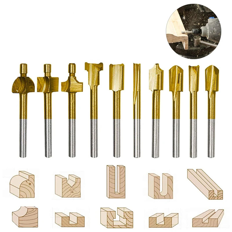 Woodworking Router Bit HSS Mil - End Mill Set ulasan dan harga