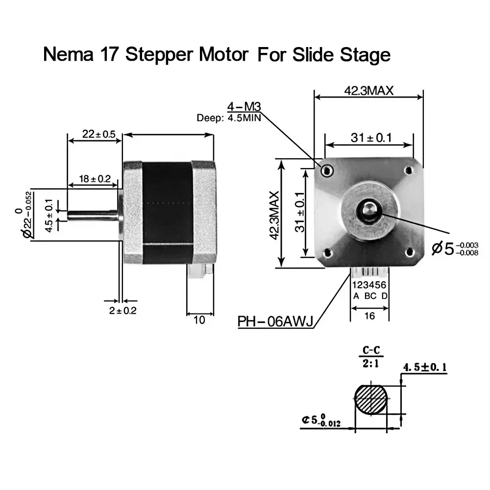 T-Type Slide Stage Linear Stag - Linear Rod 8Mm ulasan dan harga