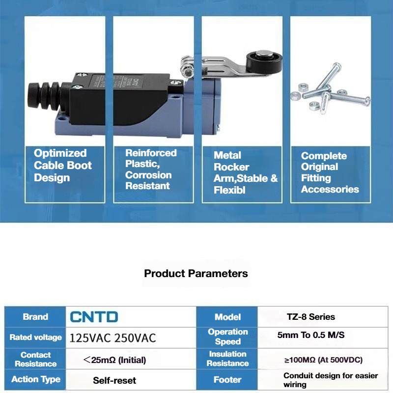 2Pcs CNTD TZ‑8 Series Micro Li - Limit Switch ulasan dan harga