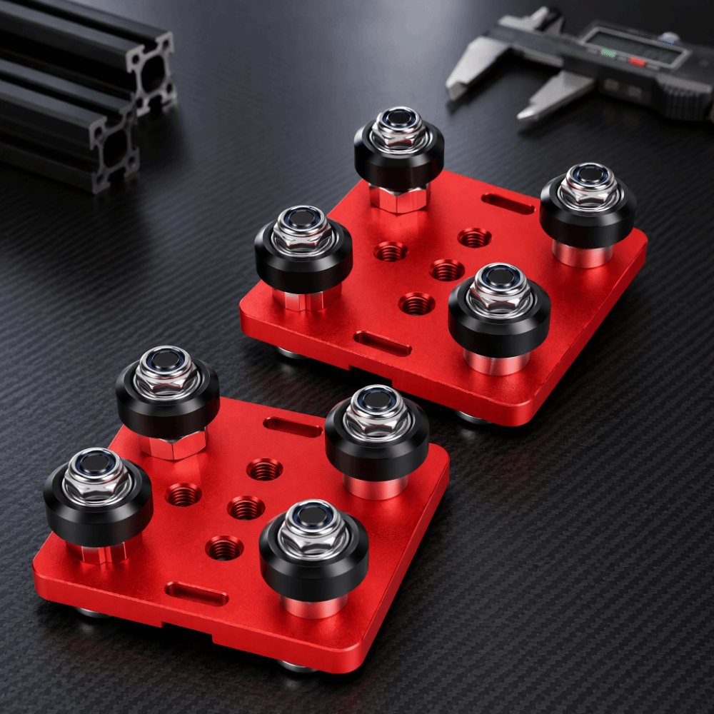 2pcs set Lightweight Design Al - V Slot Wheel ulasan dan harga