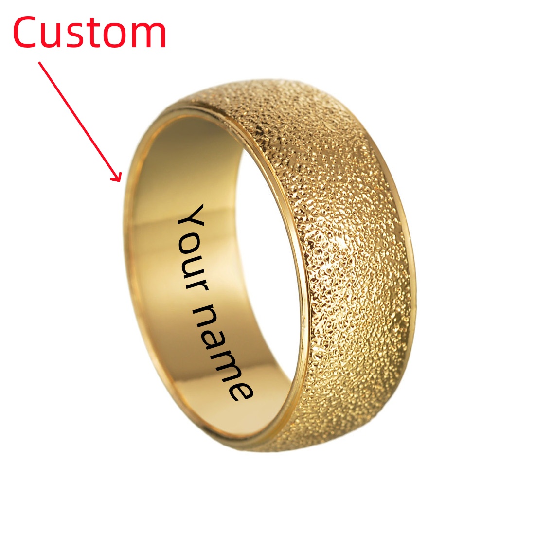 Custom Engrave Fashion Copper  - Coupling 8Mm ulasan dan harga