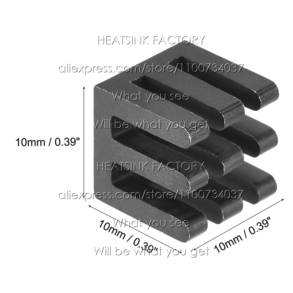 10x10x10mm Aluminum Heatsink C - Aluminium Extrusion ulasan dan harga