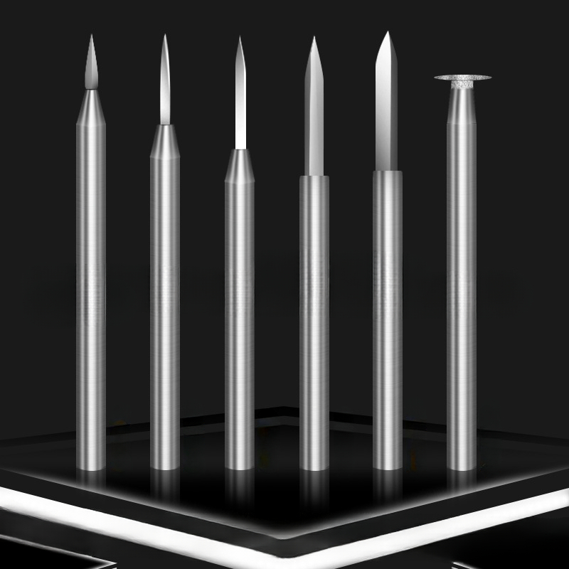 6pc High-spe Steel Engraving C - End Mill Set ulasan dan harga