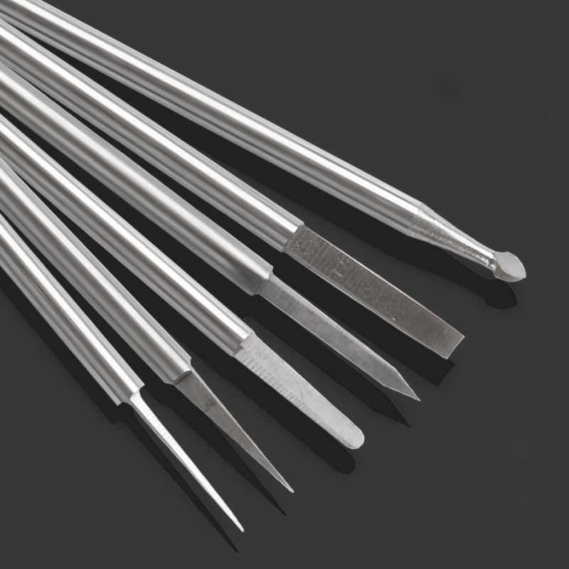6pc High-spe Steel Engraving C - End Mill Set ulasan dan harga