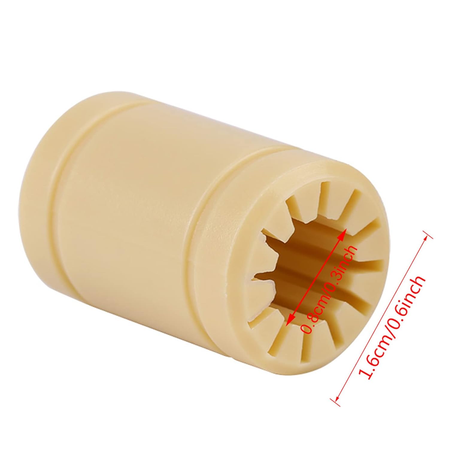 1Pc 3D Printer Solid Polymer L - Lm8Uu Bearing ulasan dan harga