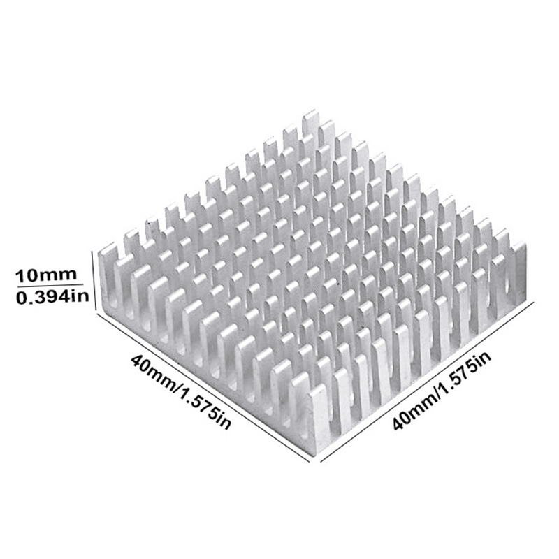 30Pcs YOUNUON 40mm Silver heat - Aluminium Extrusion ulasan dan harga