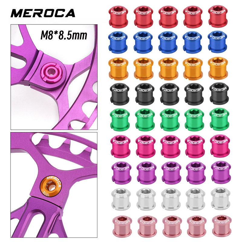 MEROCA 5pcs Chainring bolt dou - Lead Screw 8Mm ulasan dan harga
