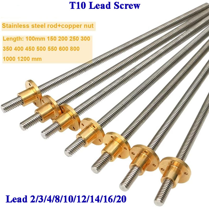 T10 Lead Screw 304 Stainless S - Lead Screw 8Mm ulasan dan harga
