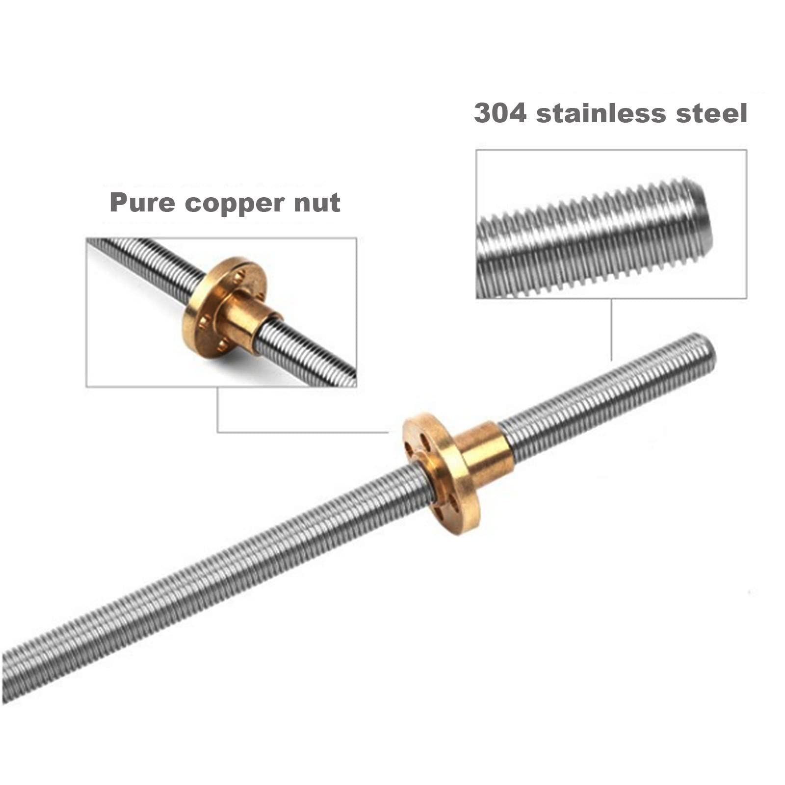 T10 Lead Screw 304 Stainless S - Lead Screw 8Mm ulasan dan harga