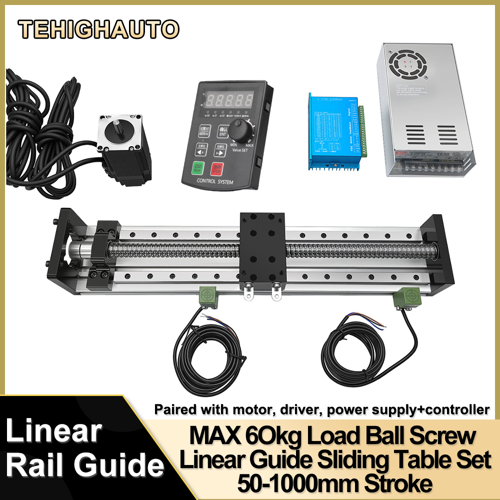 CNC Ball Screw Sliding Table L - Linear Rail ulasan dan harga