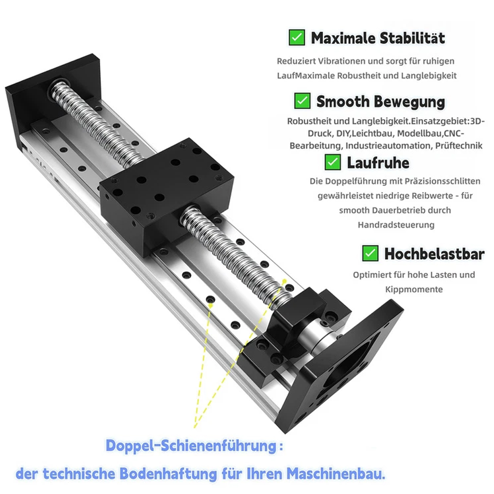 CNC Ball Screw Sliding Table L - Linear Rail ulasan dan harga