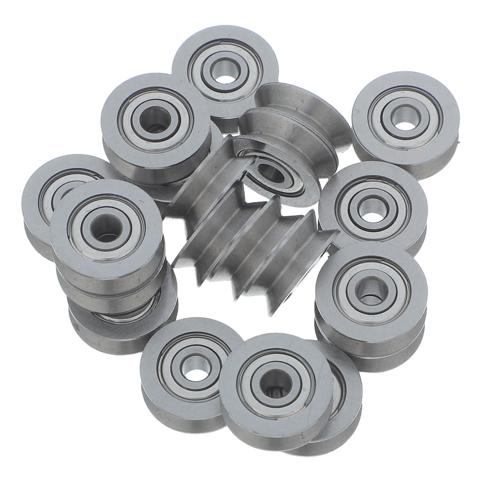 20Pcs V-Groove Bearing Pulley  - Linear Rail ulasan dan harga
