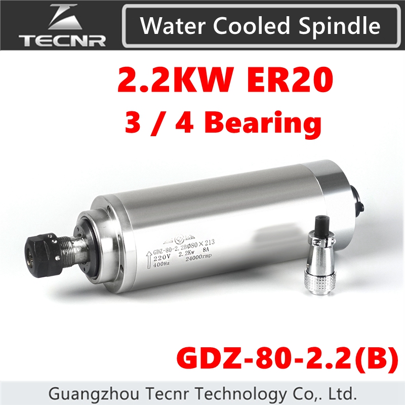 2.2KW Water Cooled Spindle Mot - Water Cooled Spindle ulasan dan harga