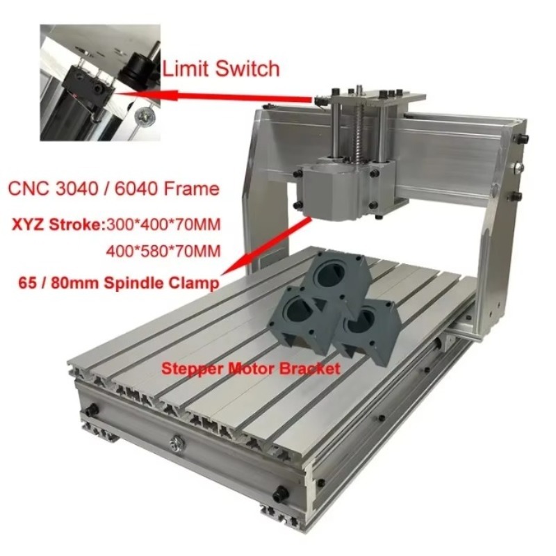 Aluminum CNC 3040 6040 Frame K - Cnc Router ulasan dan harga