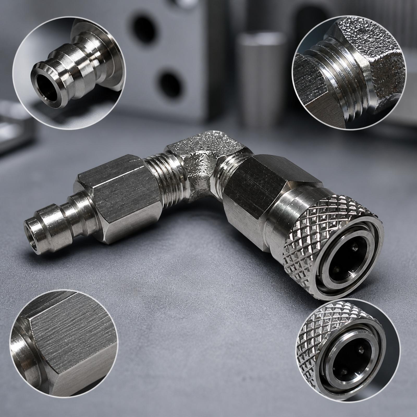 Angled Stainless Steel Quick R - Coupling 8Mm ulasan dan harga
