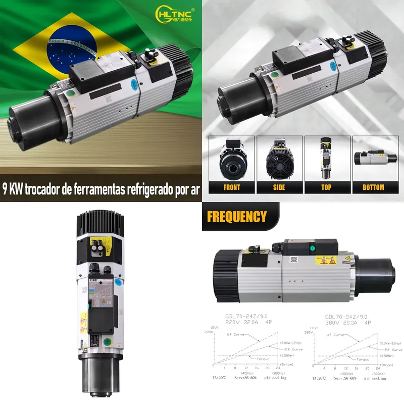 AP01 9KW ISO30 Air Cooled ATC  - Cnc Router ulasan dan harga