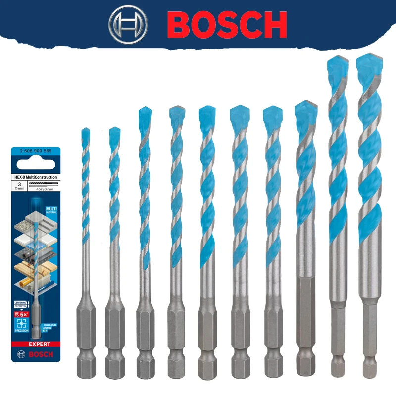 BOSCH EXPERT HEX-9 Multi Const - Drill Bit Set ulasan dan harga