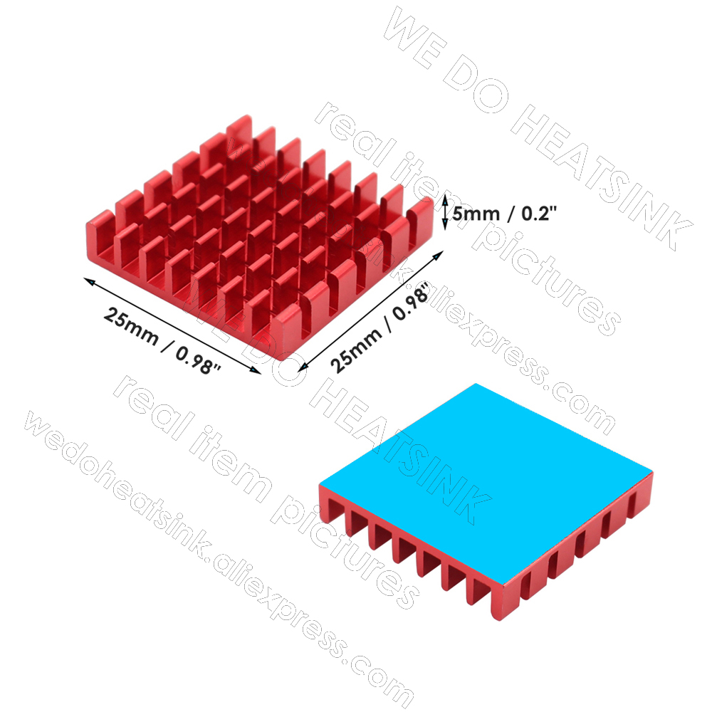 WE DO HEATSINK 25x25x5mm Witho - Aluminium Extrusion ulasan dan harga