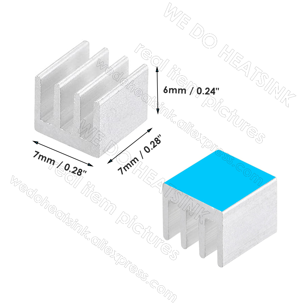 WE DO HEATSINK 50pcs/lot Tiny  - Aluminium Extrusion ulasan dan harga