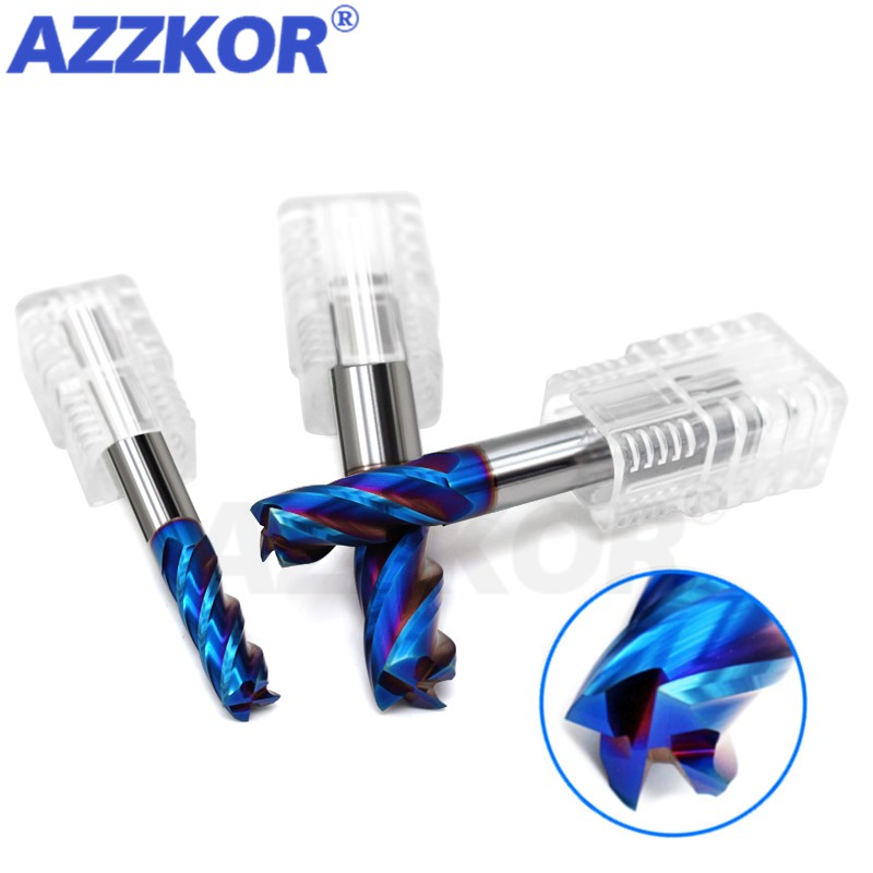 HRC70 4F Milling Cutter Alloy  - End Mill Set ulasan dan harga