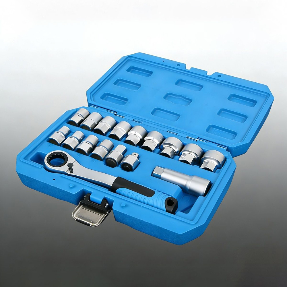 17PCS 12 Point Drive Ratchetin - Cnc Bits ulasan dan harga